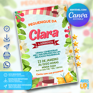 Birthday Picnic Invitation