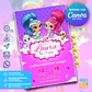 Convite Aniversário Shimmer and Shine - Thumbnail 1
