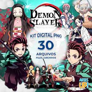 Kit digital PNG Demon Slayer Clipart