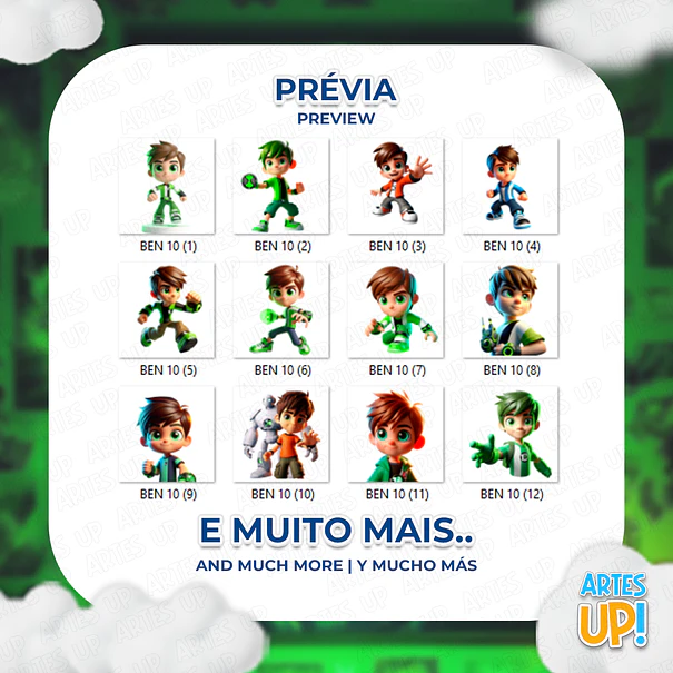 Ben 10 Digital Kit PNG Clipart 2