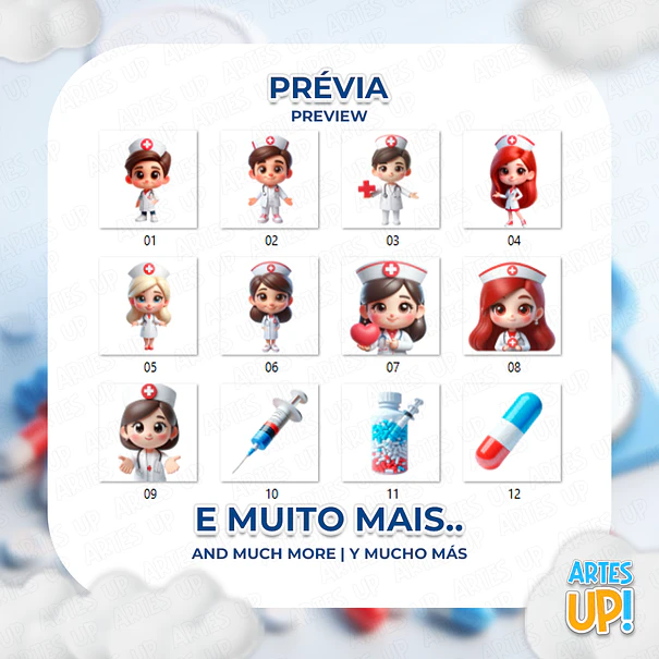 Digital Kit PNG Nursing Clipart 2