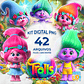 Kit Digital PNG Trolls Clipart - Thumbnail 1
