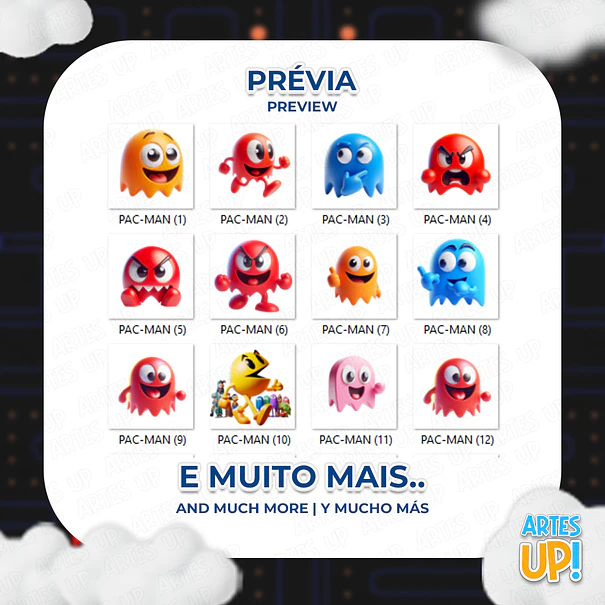 Digital Kit PNG Pac-Man Clipart 2