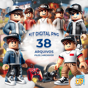 Kit digital PNG Roblox Clipart