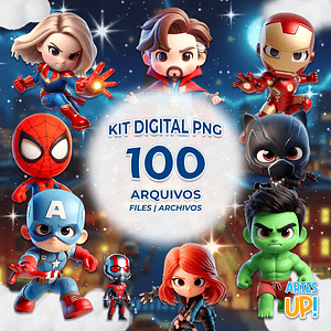 Kit digital de los Vengadores PNG Clipart Lindo