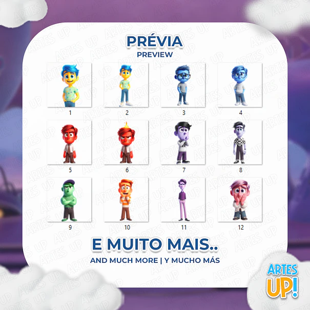 Kit digital PNG País de adentro hacia afuera Clipart 2