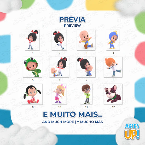 Kit Digital PNG Cleo e Cuquin Clipart 2