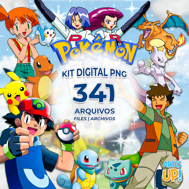 Kit Digital PNG Pokémon Clipart 1