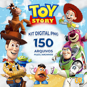Kit digital de imágenes prediseñadas de Toy Story PNG
