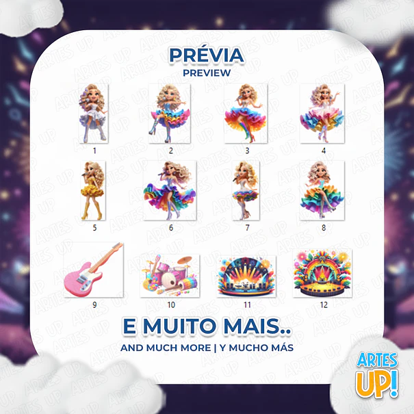 Joelma Calypso Clipart Digital Kit PNG 2