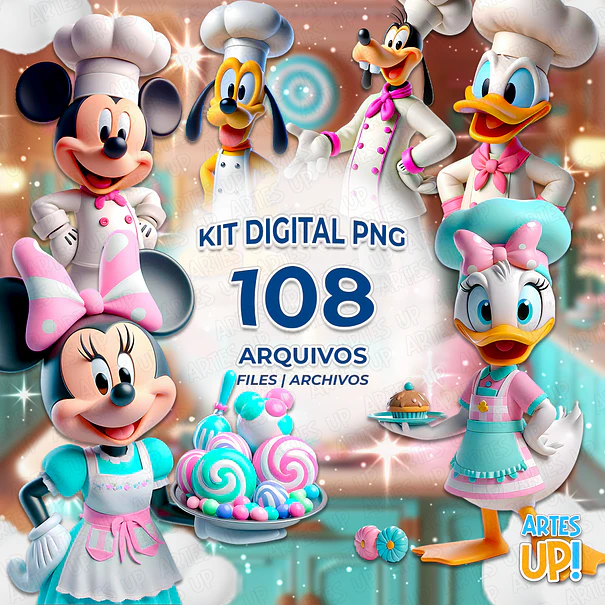 Digital Kit PNG Confectionery Minnie Sweets Clipart 1