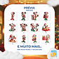 Kit Digital PNG Mickey Natal Clipart - Thumbnail 2