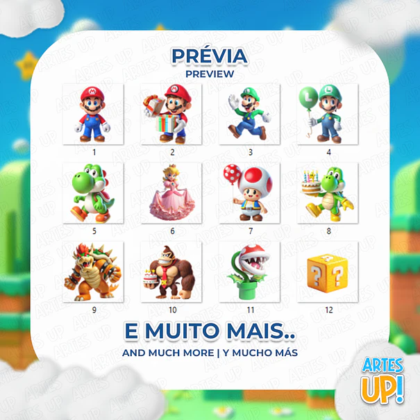 Kit Digital PNG Super Mario Bros Clipart 2