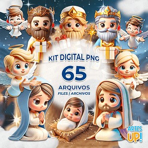 Kit digital PNG Nacimiento de Jesús Clipart