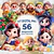 Kit digital PNG de bebé de Blancanieves y los siete enanitos