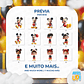 Kit Digital PNG Aniversário Mickey e Mascotes Clipart - Thumbnail 2