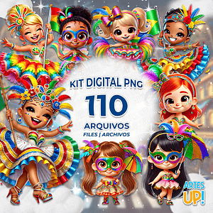 Kit digital PNG Carnaval Clipart