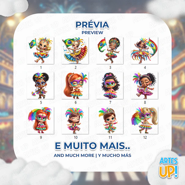 Digital Kit PNG Carnival Clipart 2