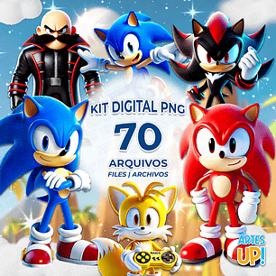 Kit Digital PNG Sonic Clipart