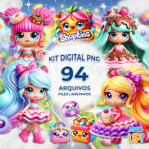 Kit digital PNG Shopkins Clipart