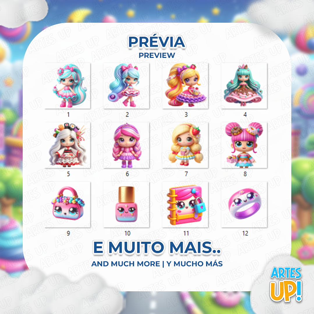 Kit Digital PNG Shopkins Clipart 2