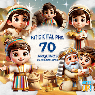 Kit Digital PNG José do Egito Clipart