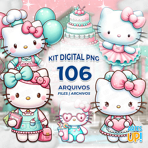 Kit digital PNG Hello Kitty Candy Clipart