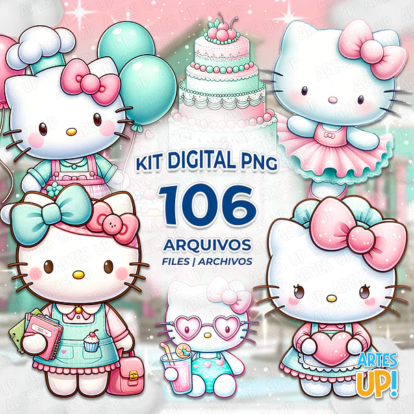 Kit Digital PNG Hello Kitty Candy Clipart 1