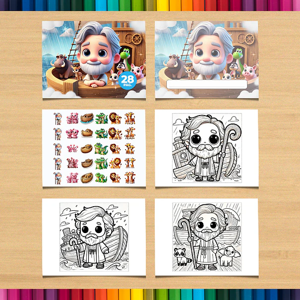 Noah's Ark Coloring Book to Print 3