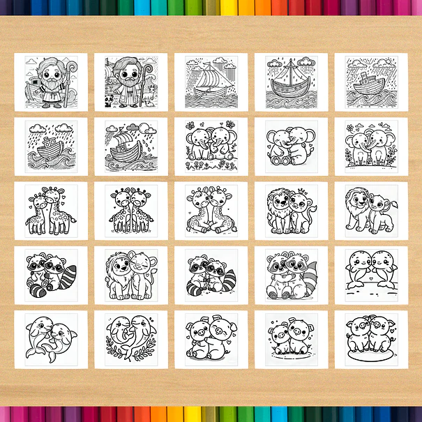 Noah's Ark Coloring Book to Print 4