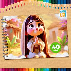 María Madre de Jesús Libro para colorear para imprimir