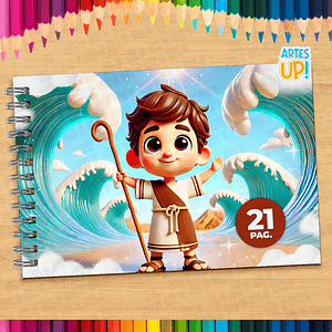 Libro para colorear de Moisés para imprimir