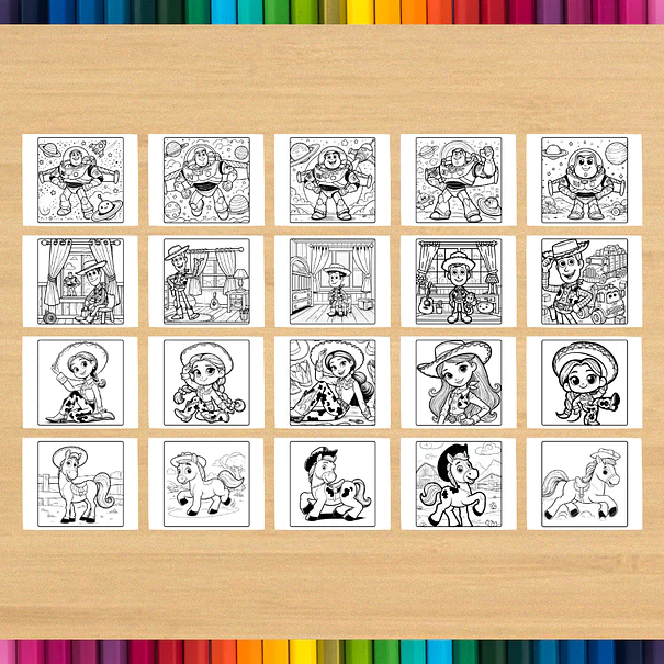 Libro para colorear de Toy Story para imprimir 5