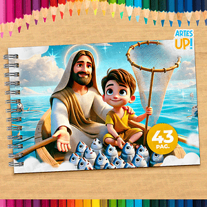 Pedro, discípulo de Jesús: libro para colorear para imprimir