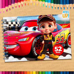 Libro para colorear de Cars de Rayo McQueen para imprimir