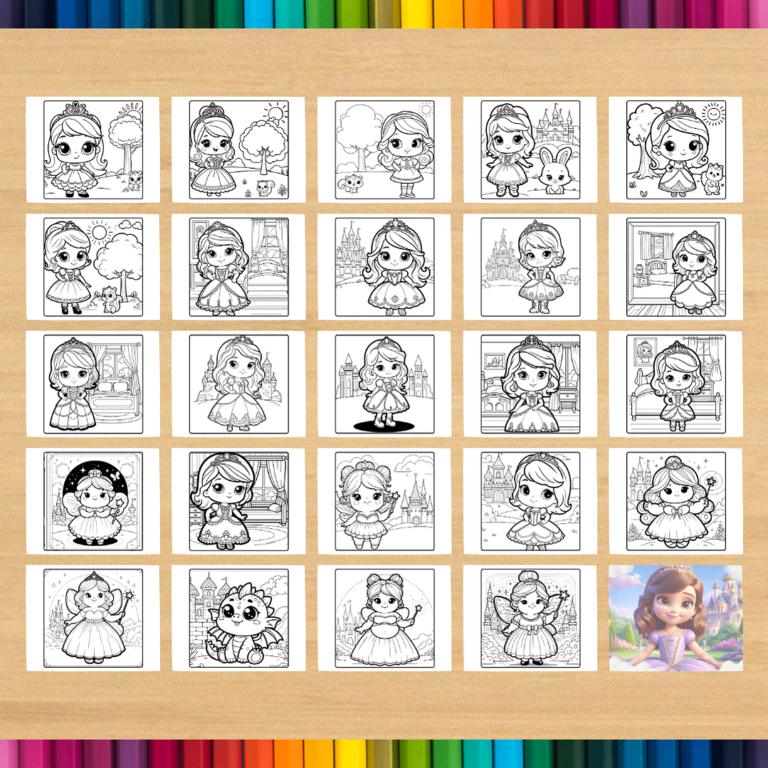 Livro de Colorir Princesa Sofia para imprimir 5