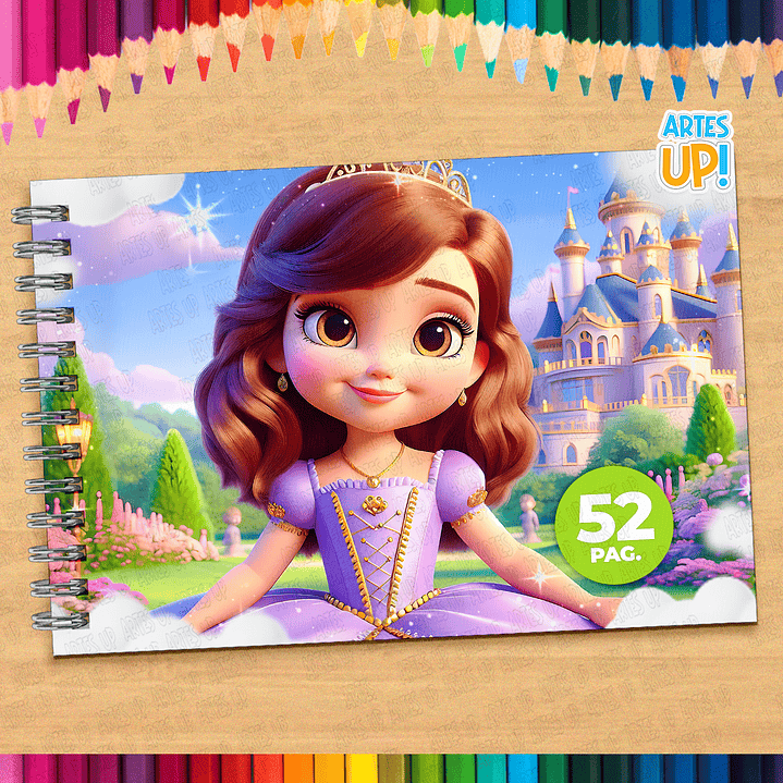 Livro de Colorir Princesa Sofia para imprimir 1