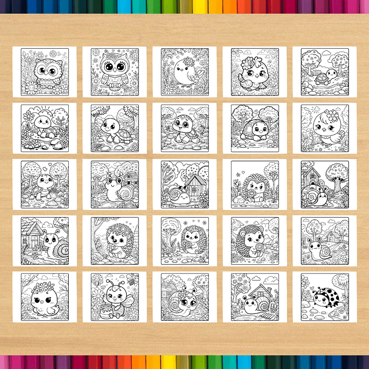 Livro de Colorir Jardim Encantado para imprimir 4