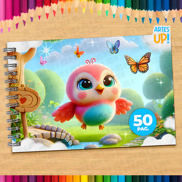 Jardín encantado: libro para colorear e imprimir 1