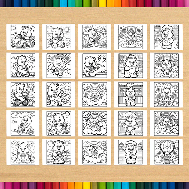 Care Bears Coloring Book to Print 4