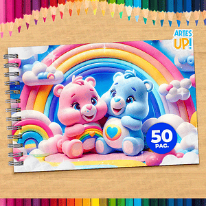 Libro para colorear de los Osos Cariñositos para imprimir