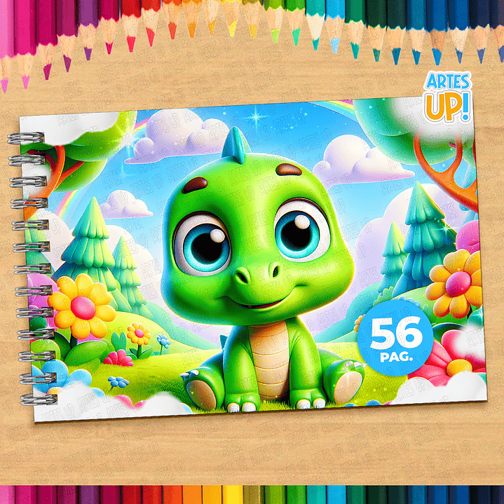 Livro de Colorir Dinossauro para imprimir 1