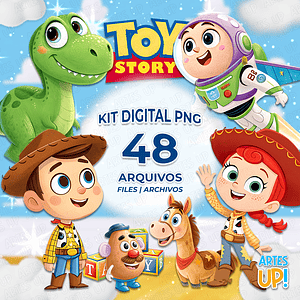 Kit digital Toy Story Acuarela PNG Clipart