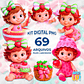 Kit Digital PNG Moranguinho Baby Clipart  - Thumbnail 1