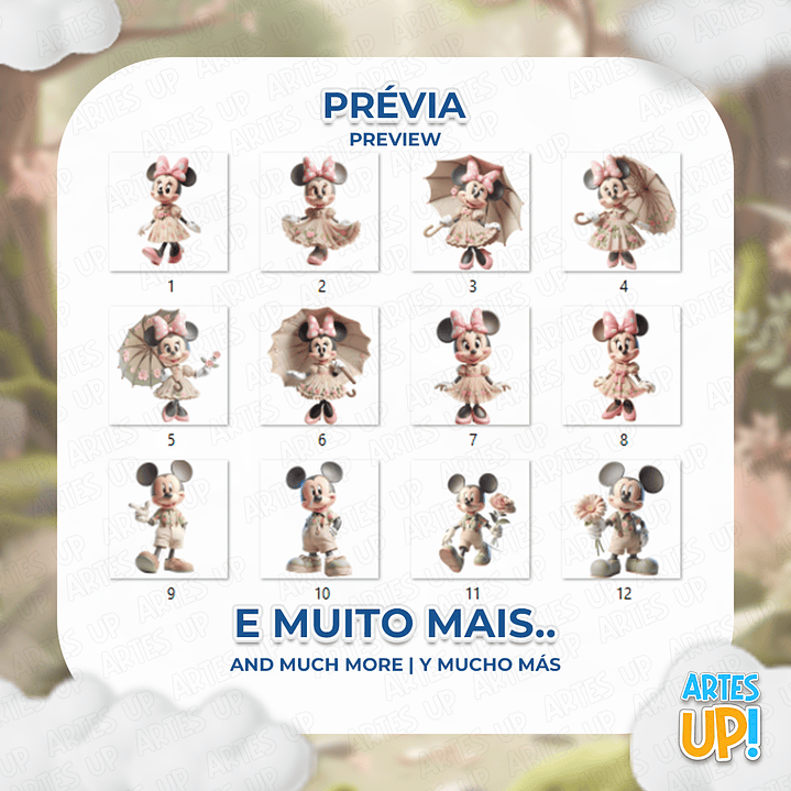 Kit Digital PNG Disney Bosque Clipart  2