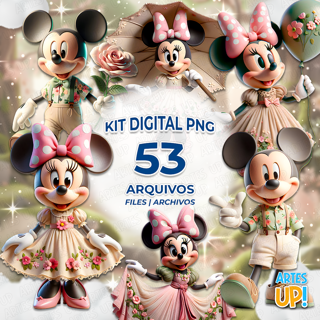 Kit Digital PNG Disney Bosque Clipart  1