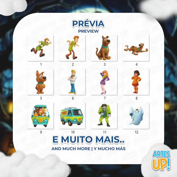 Kit Digital PNG Scooby Doo Clipart  2