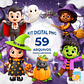 Kit Digital PNG Halloween Cute Clipart  - Thumbnail 1