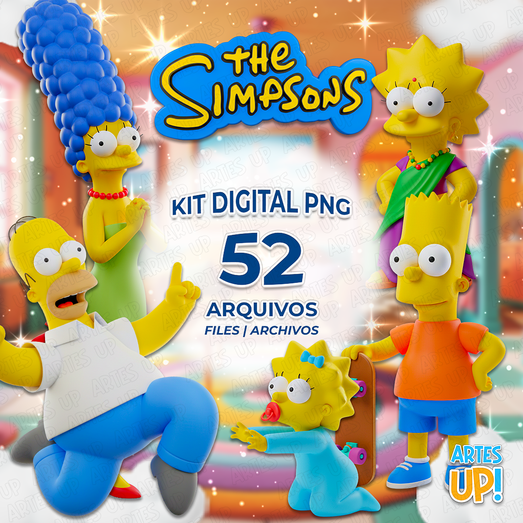 Kit Digital PNG Os Simpsons Clipart  1