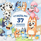Kit Digital PNG Bluey aquarela Clipart  - Thumbnail 1